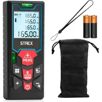 Strex Télémètre laser 60m - Télémètre laser - Incl. Piles et housse de protection