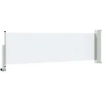 vidaXL , store de balcon, 100 x 300 cm, 100% polyester, fer, acier