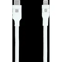 BlueBuilt USB-C vers Lightning Câble 3 m Nylon Blanc