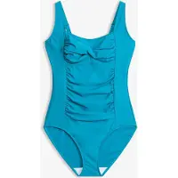 Bonprix Maillot 1 pièce sculptant style croisé, maintien modéré