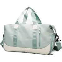 Unyqoos Sac de sport et de voyage de 40 litres – spacieux, avec compartiment à chaussures, poche étanche, tissu Oxford, dimensions 47 x 22 x 25 cm, bandoulière amovible