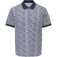 Only & Sons T-Shirt 'ONSJASON' bleu marine / blanc