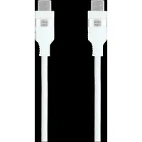 BlueBuilt USB-C vers USB-C Câble 3 m Nylon Blanc