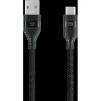 BlueBuilt Câble USB-A vers USB-C 3 m Nylon Noir