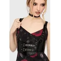 Killstar Harnais Gothic de - Mourning Muse - Venomous Scales Harness - pour Femme - noir - Taille XS-S