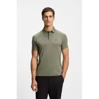 BOSS pour homme. 50554647 Polo Active Slim Fit vert (XXL), Casuel, Manche courte, Lyocell