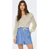 ONLY Chemisier 'ONLELEANOR' beige foncé