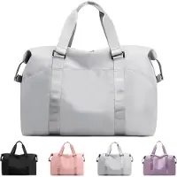 Unyqoos Sac de sport et de voyage , en nylon 600D résistant à l'eau, dimensions : 46 x 20 x 31 cm, poids : 0,6 kg – Compartiment zippé étanche, passant pour valise, pour femmes et hommes