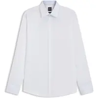 BOSS Chemise Regular en coton stretch facile à repasser