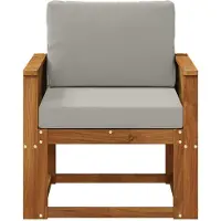 vidaXL Canapé d'extérieur en bois massif d'acacia naturel