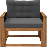 vidaXL Sofa de milieu extérieur Naturel