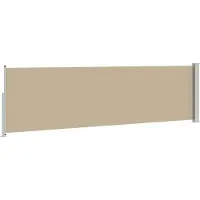 vidaXL Stores latéraux rétractables, 140 x 500 cm, polyester, angle droit