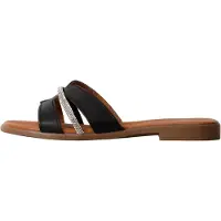 The Divine Factory Mule 'Alénoa Leder-Pantoletten' noir
