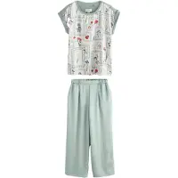 Ted Baker Pyjama écru / vert clair / violet / rouge
