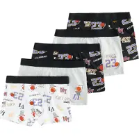 Cool Club Sous-vêtements gris chiné / rouge / noir / blanc