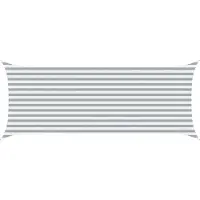 vidaXL Voile D'ombre Gris Clair Et Blanc 5 X 2 M