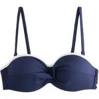 Mint Velvet Hauts de bikini bleu marine / blanc