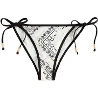 Rockett St George Bas de bikini noir / blanc