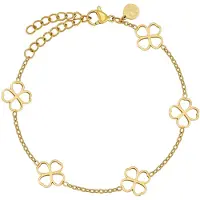 GOOD.designs Bracelet 'Kleeblatt' or