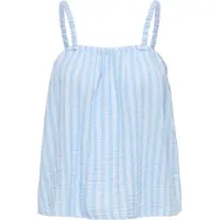 ONLY Haut 'ONLThyra' bleu clair / blanc
