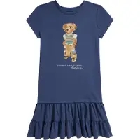 Ralph Lauren Robe - Ancien Royal av. Imprimé - - 7 ans (122) - Robe