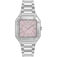 Philipp Plein Montre à affichage analogique 'PLEIN EDGE' argent