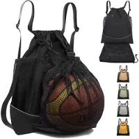 Unyqoos Sac de sport étanche avec cordon de serrage – Bretelles réglables, matériau résistant à l'eau, 50 x 40 x 2 cm, sac de sport pour garçons et adultes, idéal pour le football et le basketball