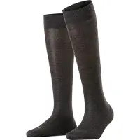 Falke Chaussettes mi-longues Sensitive London pour femmes, anthracite chiné, pointures 39-42