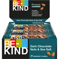 Be-Kind Barre Énergétique Granola Sel De Mer 12x40g Snack Santé Riche En Fibres Source De Protéines 480g