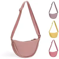 Unyqoos Sac bandoulière en nylon, imperméable, avec bandoulière réglable, compact (32 x 15 x 10 cm), design élégant