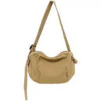 Unyqoos Sac bandoulière en toile, dimensions 28 x 19 x 10 cm – sac bandoulière unie élégant, idéal pour le quotidien et les voyages, avec bandoulière réglable