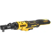 DeWalt Clé à cliquet xr 18V brushless - têtes interchangeables étanches 1/4 et 3/8 - sans batterie ni chargeur - - DCF520N-XJ