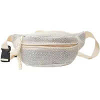 Unyqoos Sac bandoulière en forme de croissant pour femmes, en tissu – bandoulière réglable, léger et structuré, dimensions : 32 x 14 x 10 cm, disponible en noir, orange, blanc, rose et bleu