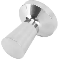Unyqoos : Tamper ergonomique pour café, en acier inoxydable – base plate, poignée ergonomique, résistant aux rayures, facile à nettoyer, idéal pour l'espresso et le cappuccino