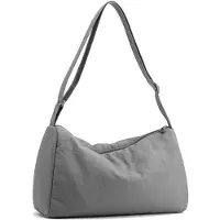 Unyqoos Sac de sport compact et étanche pour femmes – en nylon léger, avec bandoulière réglable, compartiments intégrés pour téléphone et clés, et un design résistant aux rayures