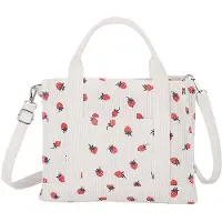Unyqoos Sac bandoulière en tissu corduroy de haute qualité, fermeture éclair – sac bandoulière compact et élégant, idéal pour un usage quotidien