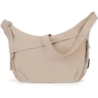 Unyqoos Sac bandoulière pour femmes en polyester avec doublure en coton – sac léger et structuré, bandoulière réglable et amovible, compartiment rembourré pour tablette, 221 g