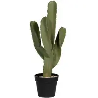 Unyqoos : Plante artificielle en forme de cactus, fabriquée à la main – Décoration réaliste, résistante aux UV, sans entretien, idéale pour l'intérieur et l'extérieur (salon, terrasse, bureau)