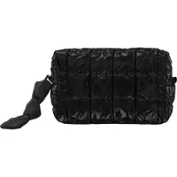 Unyqoos Pochette de toilette – Sac de toilette compact, matelassé et zippé, pour femmes, dimensions 20 x 13 x 9 cm, poids 91 g