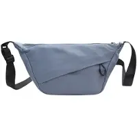 Unyqoos Sac bandoulière pour femmes en forme de demi-lune, en tissu Oxford, compact (17 x 9 x 17 cm), avec bandoulière réglable de 110 cm, à porter en travers du corps