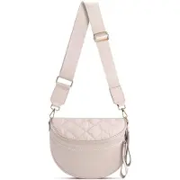 Unyqoos Sac pour femmes, en nylon, 6 litres : sac à main élégant et polyvalent, doté d'une bandoulière large, réglable et amovible, ainsi que de plusieurs compartiments