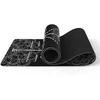 Unyqoos Tapis de yoga antidérapant extra épais, 6 mm, en TPE, 183 x 61 cm – Tapis de fitness avec sangle de transport, idéal pour le yoga, le Pilates et le HIIT