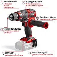 Einhell 4514305 Hammer Drill Rouge One Size / EU Plug 220V