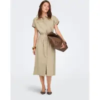 ONLY Robe-chemise 'ONLTanny' beige