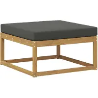 vidaXL Tabouret d'extérieur en polyester blanc