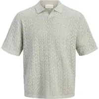 Jack & Jones Tyler Knit Short Sleeve Polo Beige L Homme