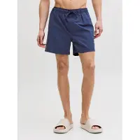 Jack & Jones Shorts de bain 'JPSTMaui Tropic' bleu foncé