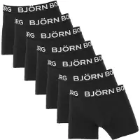 Björn Borg Boxers - 7 Pack - Noir - - 7-8 ans (122-128) - Boxers