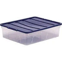 Fellowes 100135769 Boîte de rangement BANKERS BOX, 12 litres, transparent
