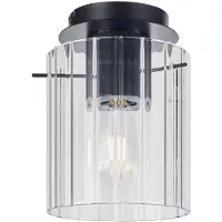 LUCANDE Plafonnier , Eirian, dimmable, Transparent, Salon / séjour, Métal, Moderne